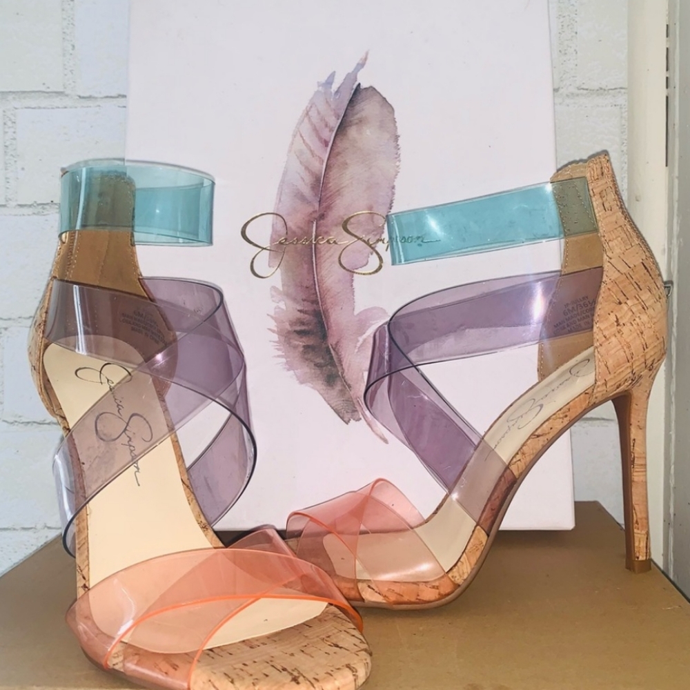 Jessica Simpson jullry multicolor heels
